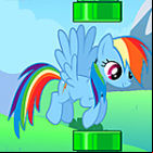 Flappy Rainbow Pony