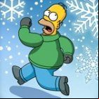 Simpson Springfield Snow Fight