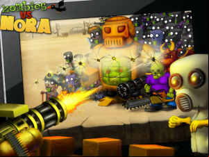Zombies vs Nora screenshot