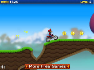 Mario Bike Recharged screenshot