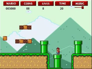 Super Flash Mario Bros screenshot