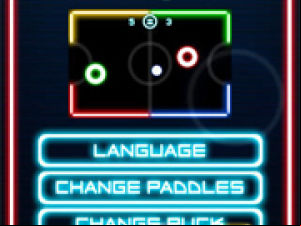 Glow Hockey screenshot